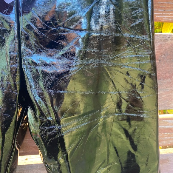 COMMANDO PATENT FAUX LEATHER PERFECT CONTROL LEGGINGS High Rise small Black - Picture 5 of 5